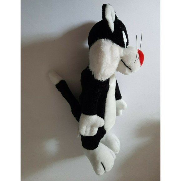 Vintage SYLVESTER the CAT Stuffed Animal Plush 11 WB Toy Looney Tunes - Picture 6 of 10